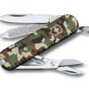 kleines taschenmesser classic sd camouflage schwarz/grün