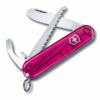 Kindertaschenmesser My first Victorinox pink transparent mit Säge