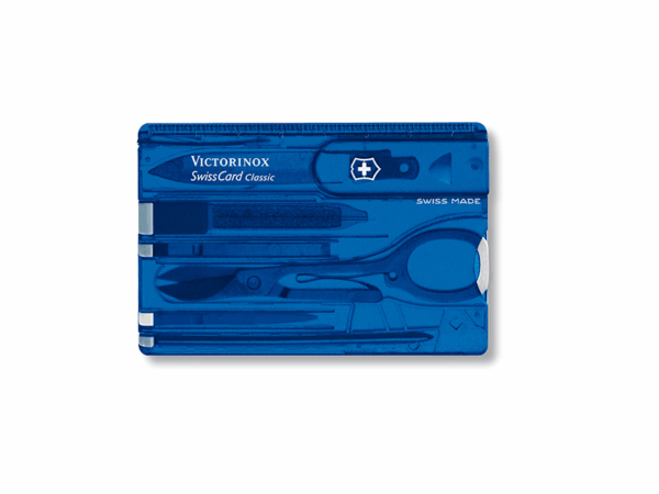 Swisscard Classic blau transparent