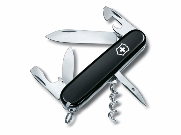 mittleres Taschenmesser Spartan schwarz