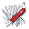 Mittleres Taschenmesser Swiss Champ rot transparent