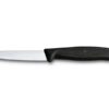 Gemüsemesser Swiss Classic 8cm mit Spitzklinge und schwarzem Griff