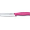 Gemüsemesser Swiss Classic pink mit Wellenschliff