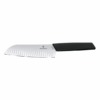 Santokumesser Swiss Modern schwarz mit Kullenschliff 17cm
