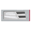 Küchenmesser Set Swiss Modern schwarz 2-teilig Brotmesser und Santokumesser