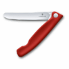 Faltbares Gemüsemesser Swiss Classic gerader Schliff roter Griff