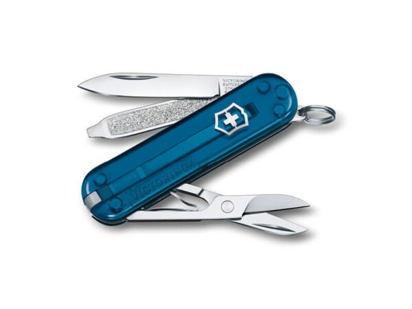 Kleines Taschenmesser Classic SD Sky High blau transparent