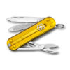 Kleines Taschenmesser Classic SD Tuscan Sun gelb transparent