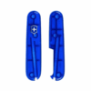 Ersatzteil Taschenmesser Ersatzschale blau transparent 91 mm