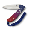 Großes Taschenmesser Evoke Alox blau rot