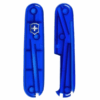 Ersatzteil Ersatzschale Plus für Taschenmesser 91 mm mit Kugelschreiber blau transparent