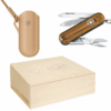 Kleines Taschenmesser Set mit Etui Braun Chocolate Fudge Geschenksbox Geschenkset, Valentinsbox für Sie