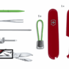 Ersatzteilset groß für Mittlere Taschenmesser grün
