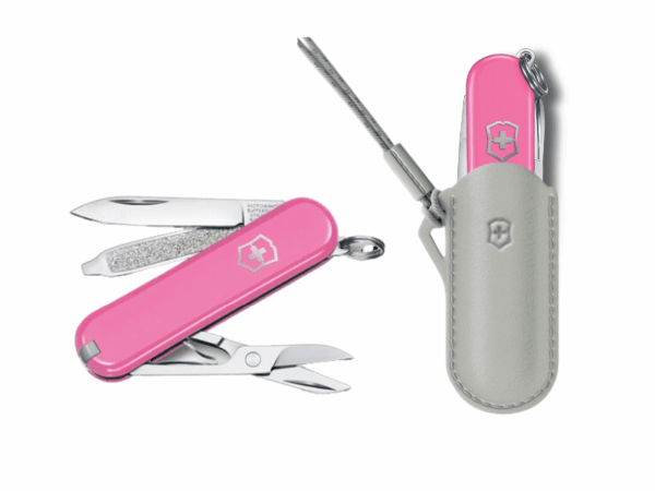 Kleines Taschenmesser Set Special Bundle mit Lederetui Cherry Blossom Mystical Morning