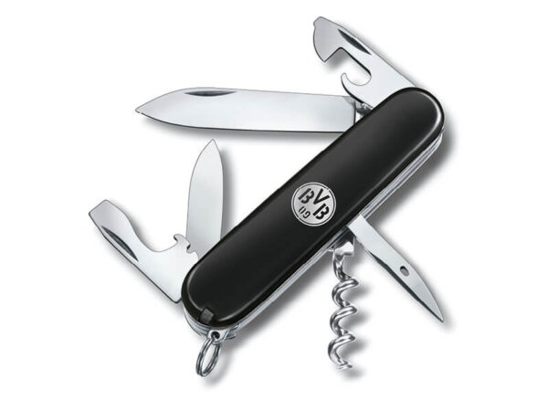 Spartan schwarz BVB -Mittleres Taschenmesser