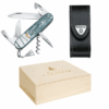 Mittleres Taschenmesser Spartan Winter Magic Set Limited Edition 2024 mit Etui und Geschenkbox Holz