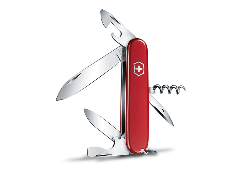 mittleres Taschenmesser Spartan rot
