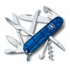 Mittleres Taschenmesser Huntsman blau transparent