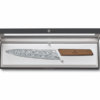 Swiss Modern Tranchiermesser Damast Limited Edition 2022 Holzgriff Geschenkverpackung