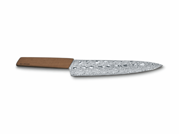Swiss Modern Tranchiermesser Damast Limited Edition 2022 Holzgriff