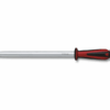 Abziehstab Dual Grip oval 30 cm Mikrofeinzug schwarz rot Vorderseite