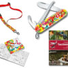 Kindertaschenmesser My first Victorinox Papagei Tieredition mit Malbuch und Nackenband und Schnitzbuch