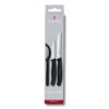 Gemüsemesser Set Swiss Classic mit Schäler schwarz