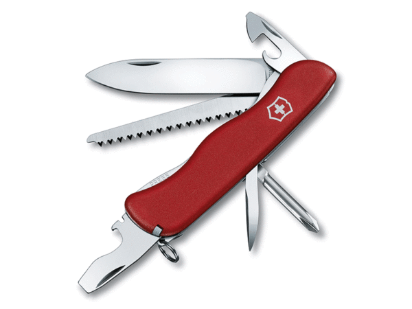Großes Taschenmesser Trailmaster mit Platinenverriegelungy rot