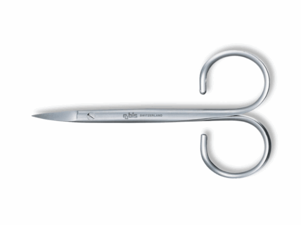 rubis nagelschere spitz silber