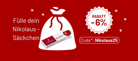 Aktion: Spare -6% auf deinen Nikolaus-Einkauf mit Code: Nikolaus25