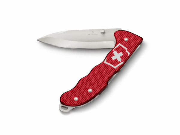 großes taschenmesser evoke rot alox outdoor messer offene klinge