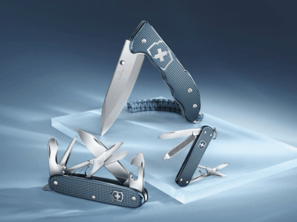 Taschenmesser Alox Limited Edition Serie 2026 Glacial Blue Modelle Classic SD, Pioneer X und Evok