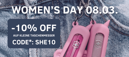 Aktion -10% auf kleine Taschenmesser zum Womensday