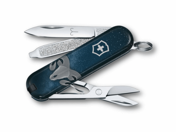 Kleines Taschenmesser Classic SD mit Sternzeichen Widder Aries offen