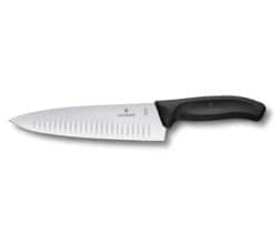 Tranchiermesser Swiss Classic 20 cm Kullenschliff schwarz