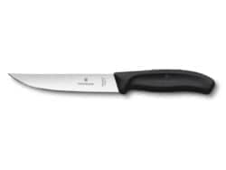 Großes Steakmesser Swiss Classic 14cm mit schwarzem Griff