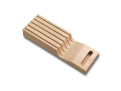 Schubladen Messerhalter aus Holz